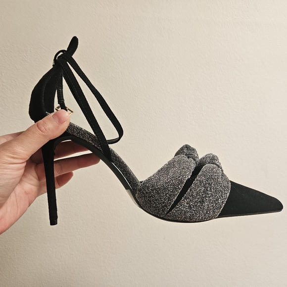 NWT Lulu's Santina Pointed-Toe Ankle Strap Stilettos in Women's 9 - Picture 8 of 10